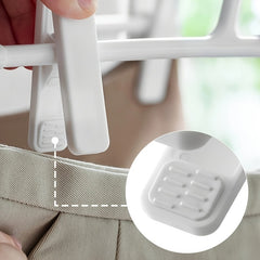 5pcs Plastic Trouser Clip Skirt Clip Telescopic Trouser Hanger