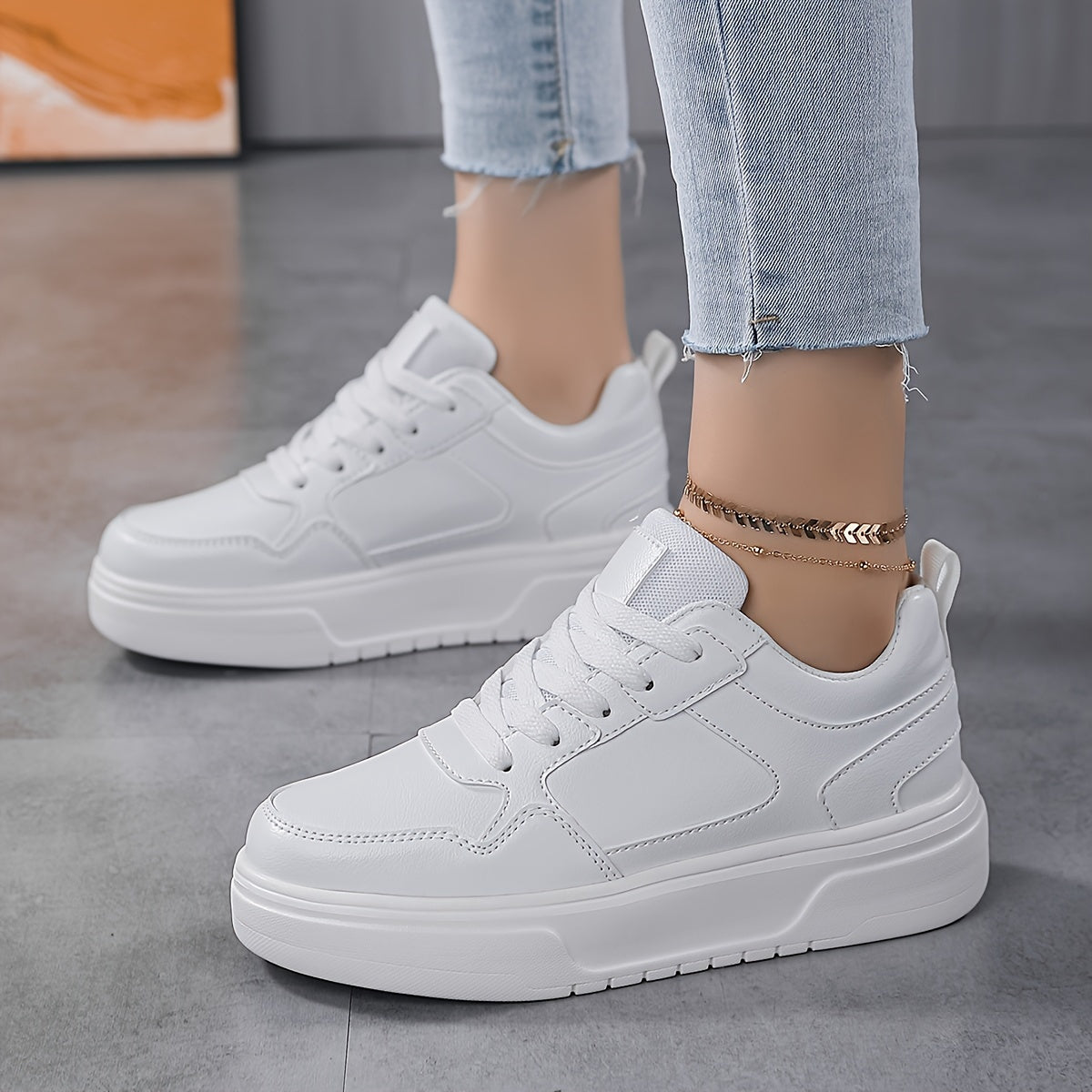 Women's Chunky Sneakers Heighten Anti-Slip Outdoor Sports Shoes