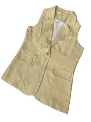 Sleeveless Lapel Blazer & Stylish Tops For Women
