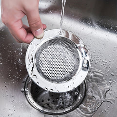 2pcs Sink Strainer Stainless Steel Large Wide Rim 4.5" Diameter Sink Basket
