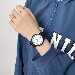 Vintage Rubber Pointer Quartz Watch Gift For Children