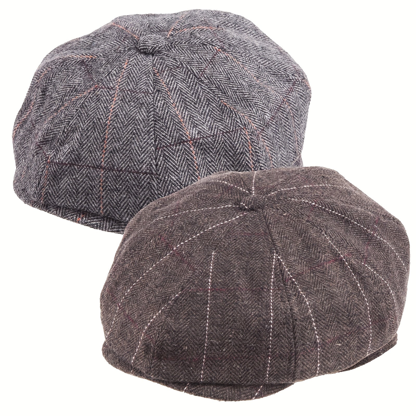British Retro Newsboy Hat Painter Hat Men's Casual Octagonal Hat