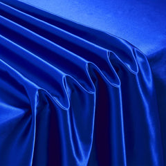 Bright Satin Tablecloth 259x147 cm for 6 Foot Rectangle Table