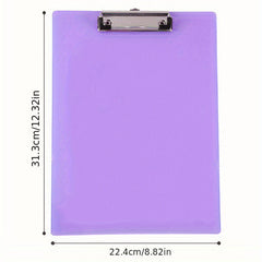 Transparent Plastic Office Folder A4 Size Writing Board