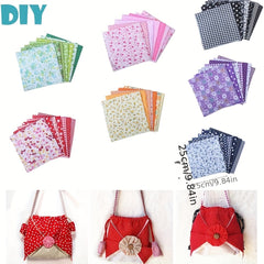 50pcs 25 9 8 9 8in Cotton Fabric Scraps 100% Cotton DIY