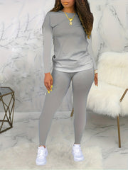 Women's Plus Ombre Print Top & Pants Set