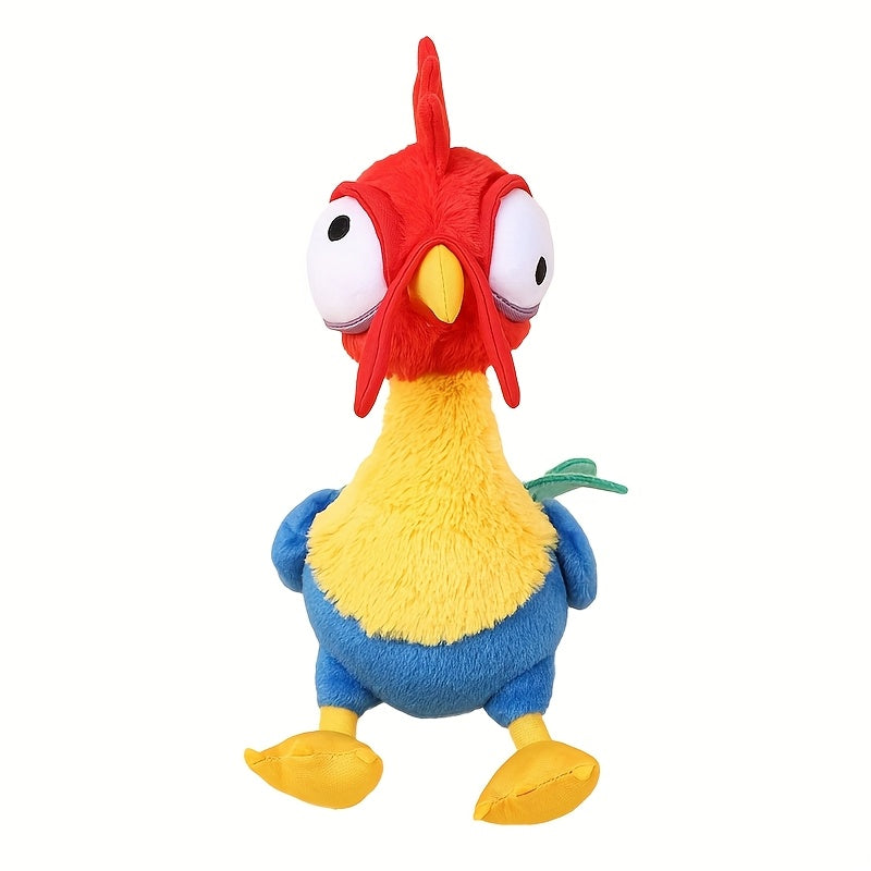 Adorable Rooster Plush Toy with Overalls for Kids