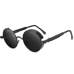 Girl's Steampunk Sunglasses Metal Spring Temple UV Protection