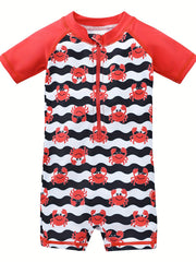 Whale Boys' Swimsuit & One Piece for Surfing Fun