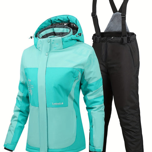Women's Windproof Ski Set Jacket & Trouser Activewear