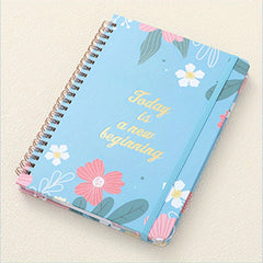 A5 Coil Weekly Schedule Goals Notebook for Students