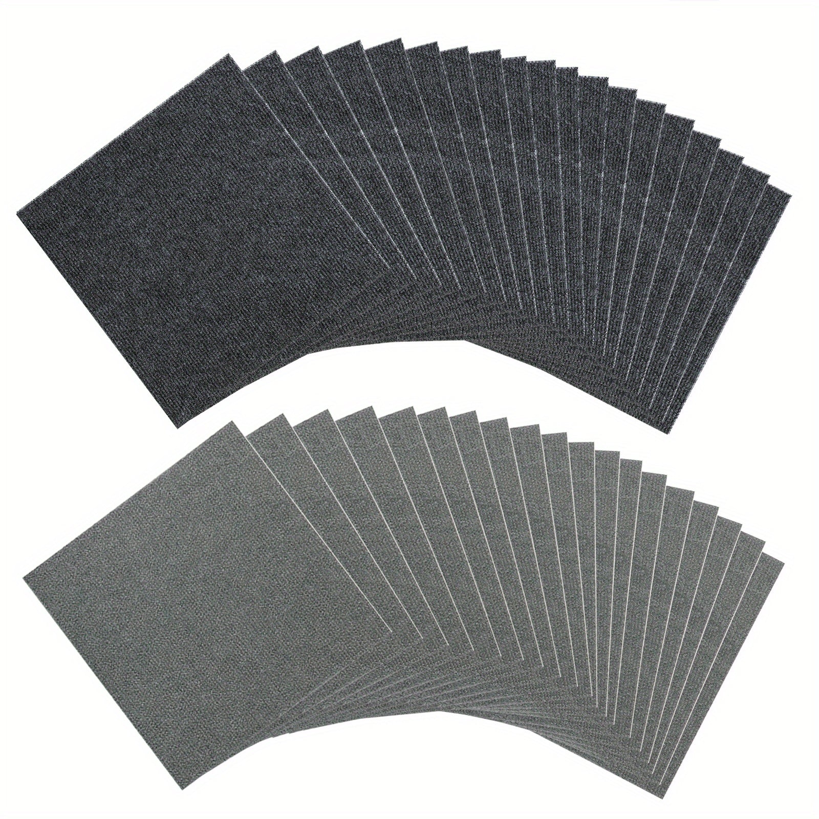 20pcs Commercial Carpet Floor Tiles 30x30cm Washable DIY Square Carpet Tile