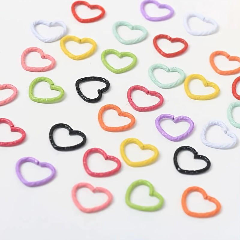 30pcs Girls Heart Star Hair Beads DIY Accessories