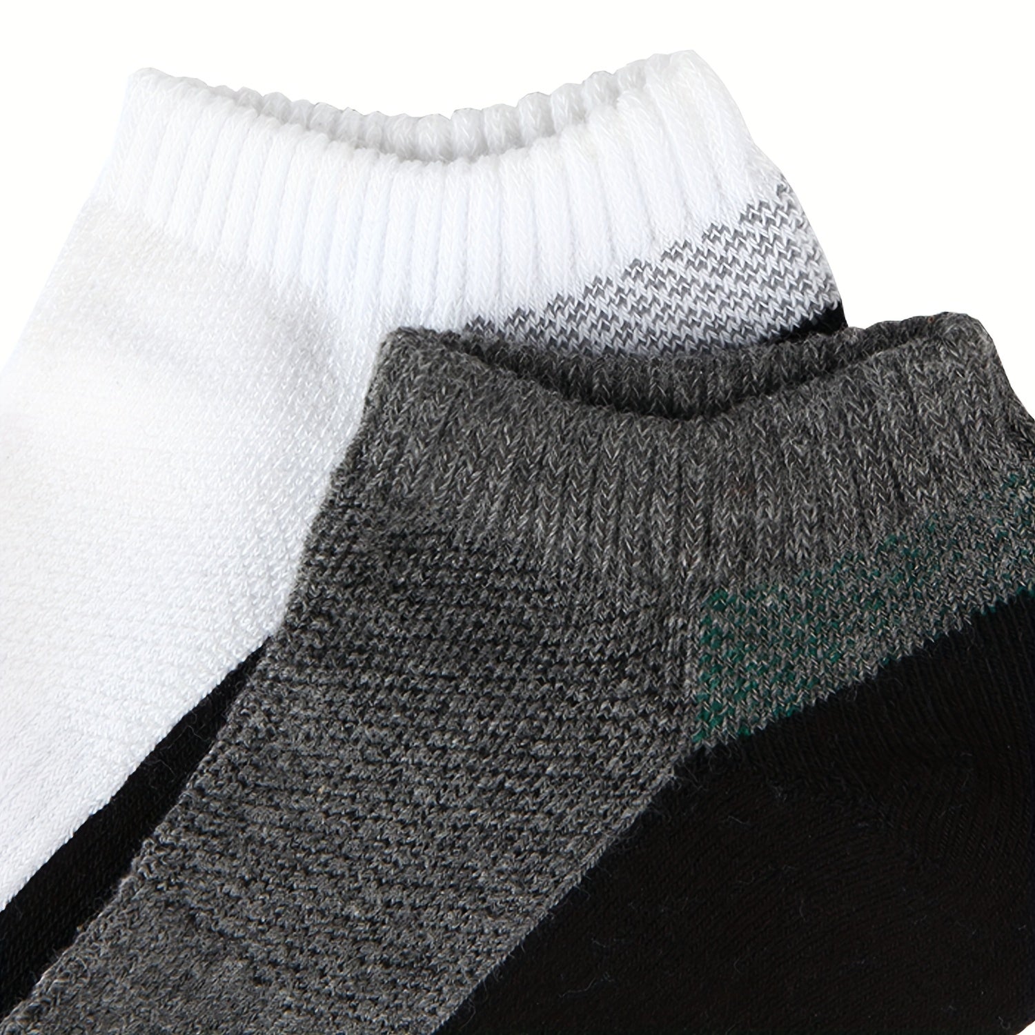 6 Pairs Men's Mid Crew Sport Socks Cotton Blend Breathable Socks