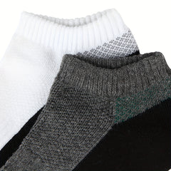 6 Pairs Men's Mid Crew Sport Socks Cotton Blend Breathable Socks