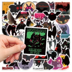 50pcs Monster Mothman Series Stickers - Waterproof DIY Sticker Pack
