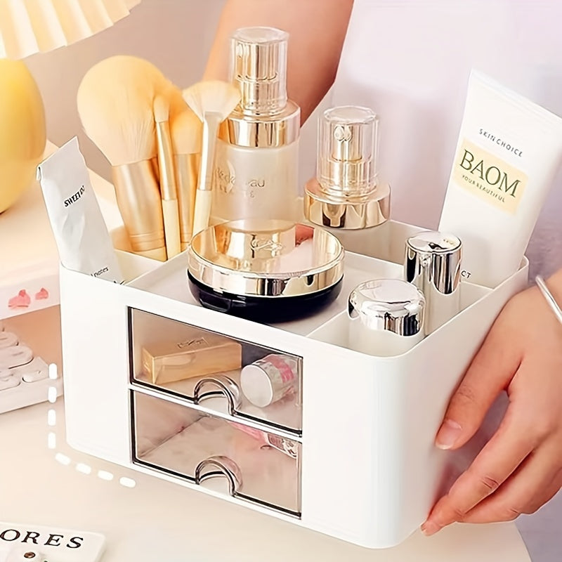 Two Tone Stationery Storage Box for Office Desk Holder