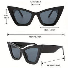 Y2K Cat Eye Sunglasses UV400 Anti Glare Glasses