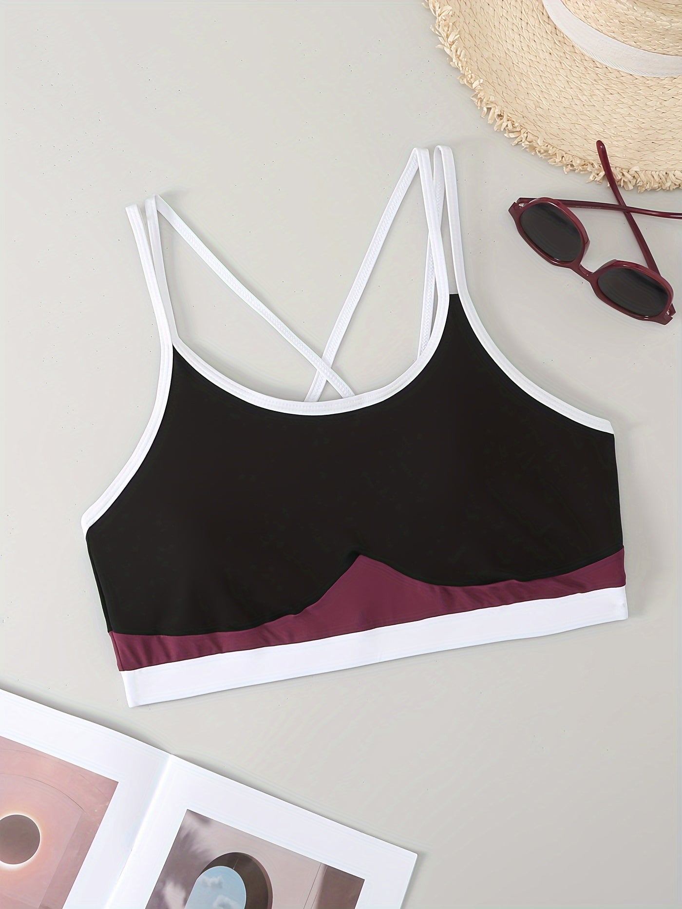 Wirefree Beauty Back Sports Bra for Yoga Running