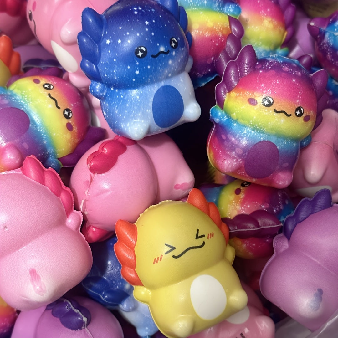 6pcs 12pcs Mini Axolotl Squishy Toys Easter Party Favors Games Prizes