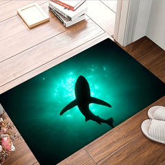 3D Underwater Shark Kitchen Carpet Anti Slip Floor Mat