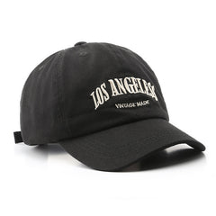 Washed & Embroidered Old Letters Men's Baseball Cap