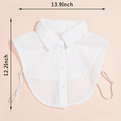 Pointed Shirt Faux Collar Dickey Collar Detachable Half Shirts Collar