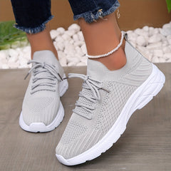 Women's Mesh Sports Shoes Lightweight Comfortable Travel Walking Shoes