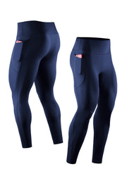 Men's High Waist Compression Leggings for Sports