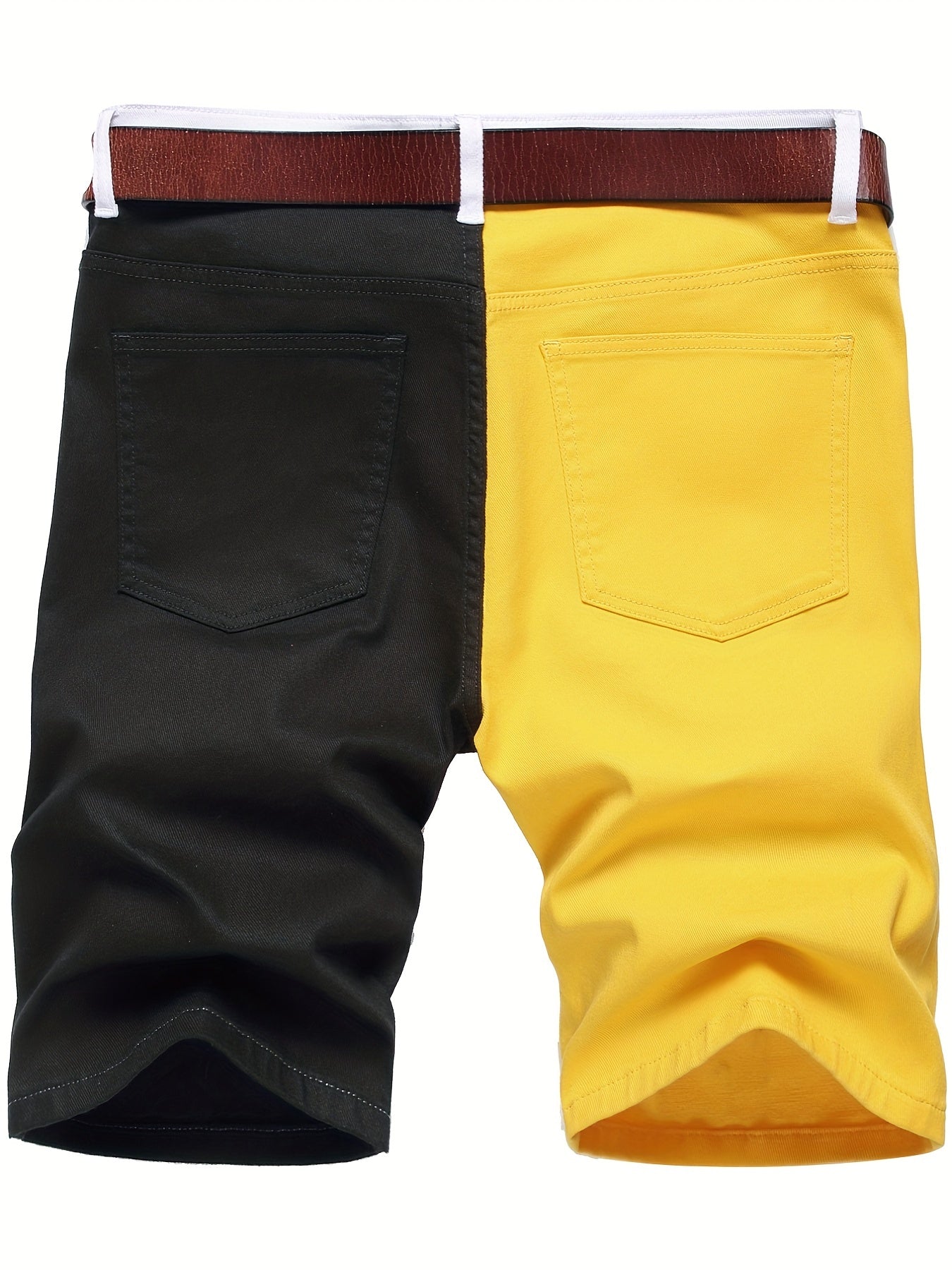 Men's Denim Shorts Street Style Stretchy Summer Shorts