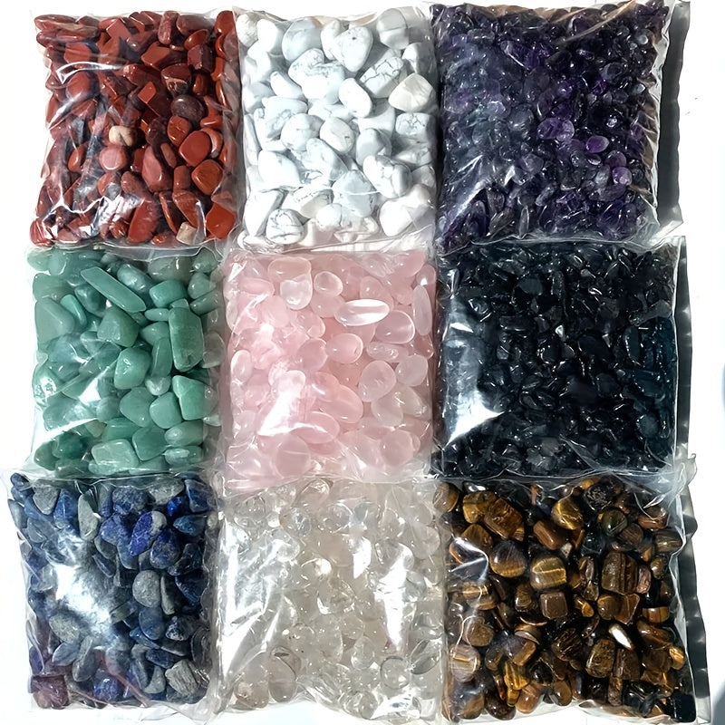 Natural Quartz Chips Crystal Gravels Gem Gravel Chip Polished Tumble Stones 50g
