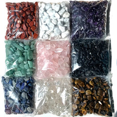 Natural Quartz Chips Crystal Gravels Gem Gravel Chip Polished Tumble Stones 50g