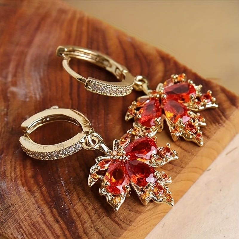 Fashionable Festive Cartilage Stacked Pendant Earrings Wedding Ball Bride Gift