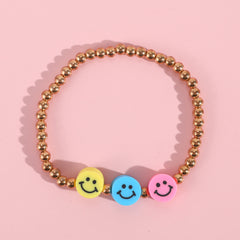 Kids Cute Fruit Smiling Face Soft Bracelet