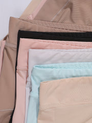 6pcs Seamless Solid Briefs Breathable Intimates Panties