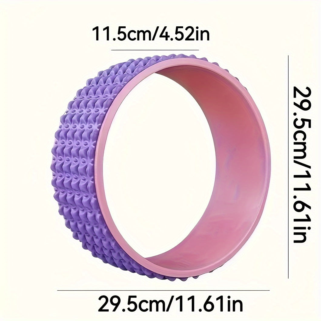 Yoga Fitness Auxiliary Wheel 3D Yoga Wheel for Back & Shoulder Stretching