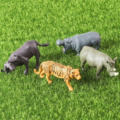 12pcs Realistic Wild Animal Figures Set for Christmas Birthday Easter