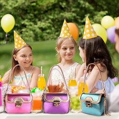Toddler Princess Messenger Bag with Chain Kids Underarm Handbag