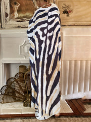 Stripes Tie Front Cover Up Cardigan & Drawstring Pants Set