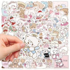 60pcs Animal Graffiti Stickers Waterproof for Notebook, Guitar, Skateboard
