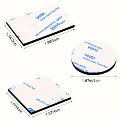 60pcs Strong Double Sided Adhesive Tape Foam for Wall