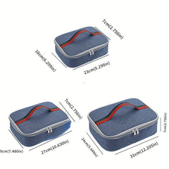 Japanese Oxford Cloth Insulation Lunch Bag Picnic Waterproof Hand Wash