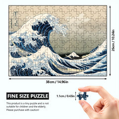 Kanagawa Surfing 1000pc Jigsaw Puzzle for Adults & Family Relaxation