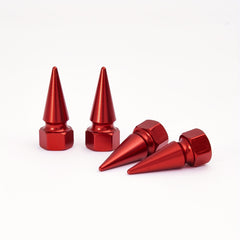 4pcs Universal Screw Valve Cap Car Modification Sharp Valve Mouth