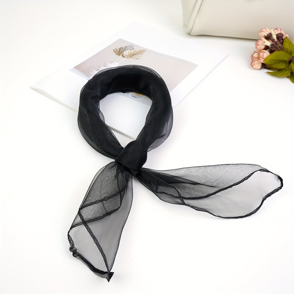 Small Yarn Scarf Neck Scarf Wrist Ribbon Scarf