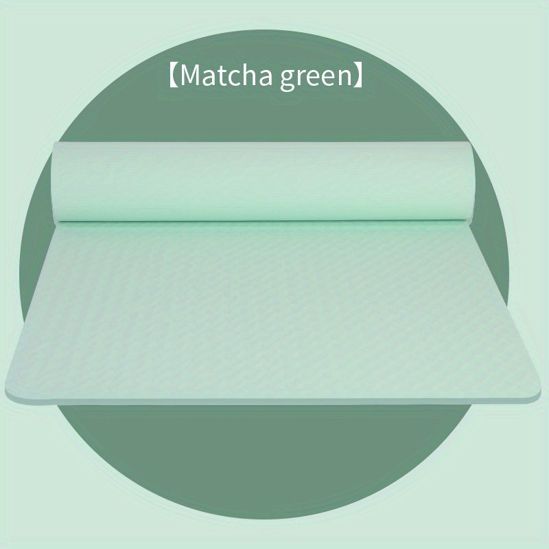 Eco Friendly TPE Yoga Mat Lightweight Non slip Fitness Mute Exercise Mat