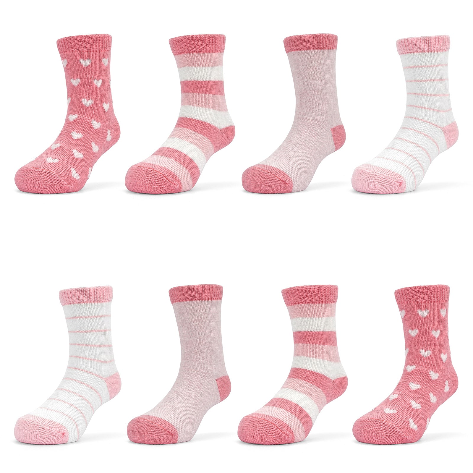 Kids Striped Non slip Crew Socks for Boys and Girls