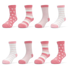 Kids Striped Non slip Crew Socks for Boys and Girls