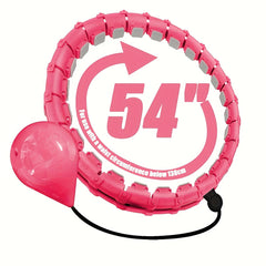 Pilates Waist Training Ring Fitness Hoop with Solid Ball