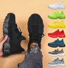 Men's Lace Up Road Running Shoes Lightweight Sport Shoes